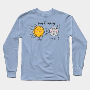 Sun and Moon Besties Long Sleeve T-Shirt